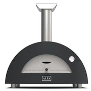 Horno de Pizza Moderno 2 Pizze Gas/Hybrid Alfa Forni Color Gris
