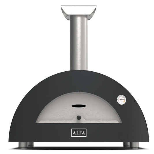 Horno De Pizza 3 Pizze Hibrido Alfa Forni Color Ardesia Gris