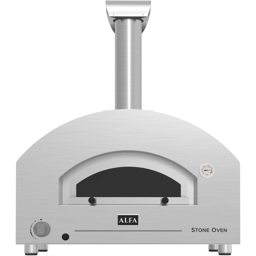 Horno De Piedra Hibrido Alfa Forni Color Cobre