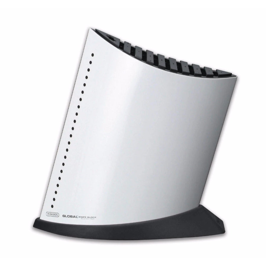 Bloque Para Cuchillos Con Forma De Barco 10 Ranuras Global Color Blanco