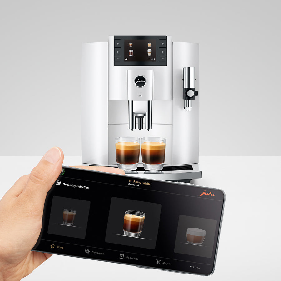 Maquina De Café E8 Piano Jura Color Blanco