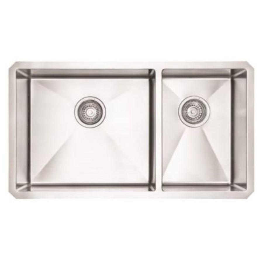 Fregadero Bajo Meson De 2 Pozas Kindred 81cm