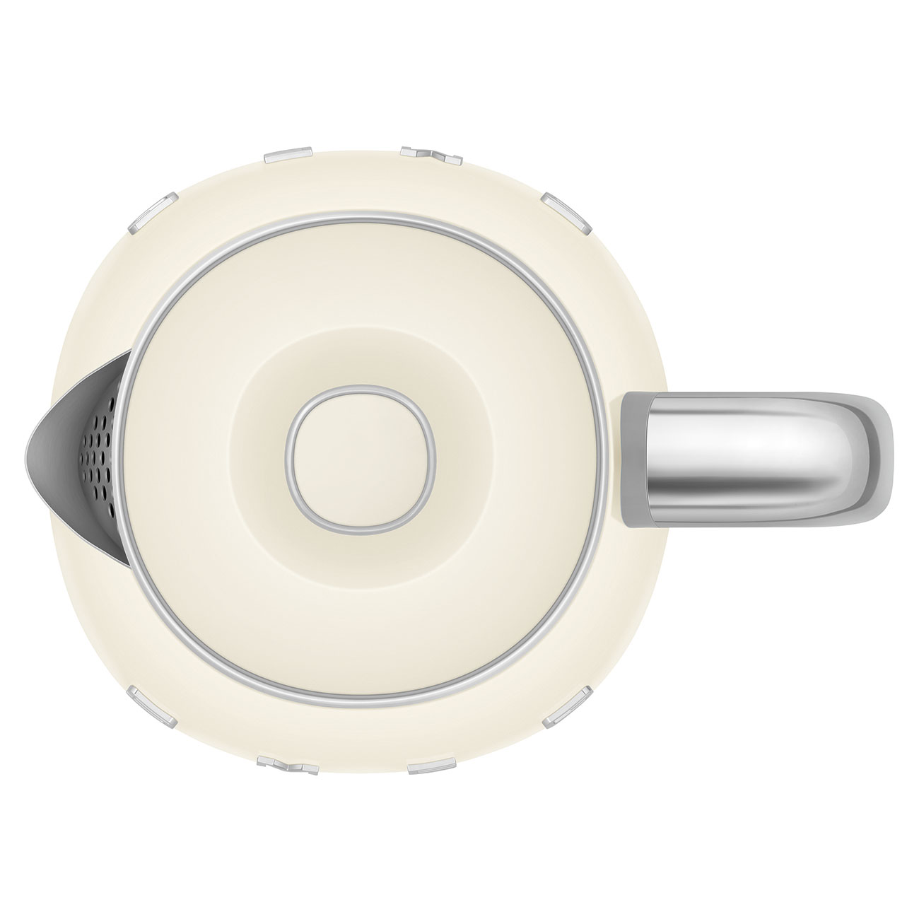 Mini Hervidor retro color crema Smeg