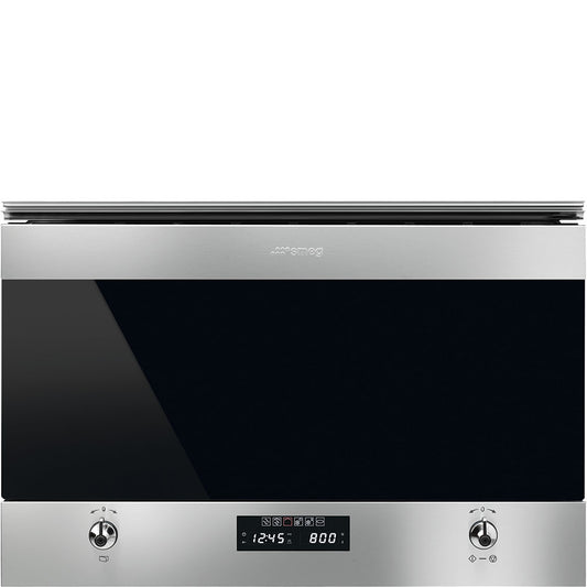 Microondas Linea Clasica Smeg empotrable con grill 60cm
