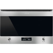Microondas Linea Clasica Smeg empotrable con grill 60cm