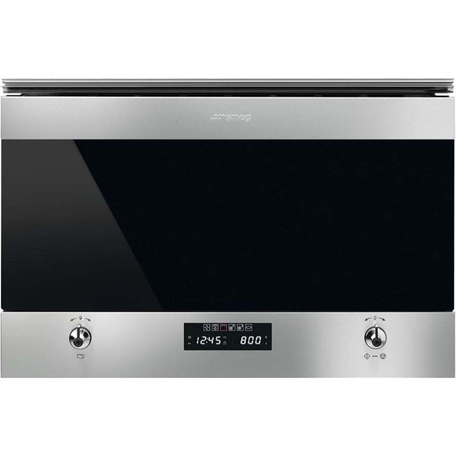 Microondas Linea Clasica Smeg empotrable con grill 60cm