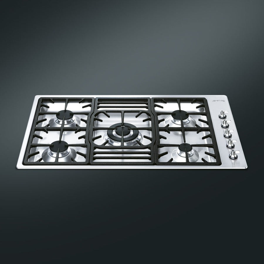 Combo Encimera A Gas 90Cm Smeg + Campana Move De Pared Falmec