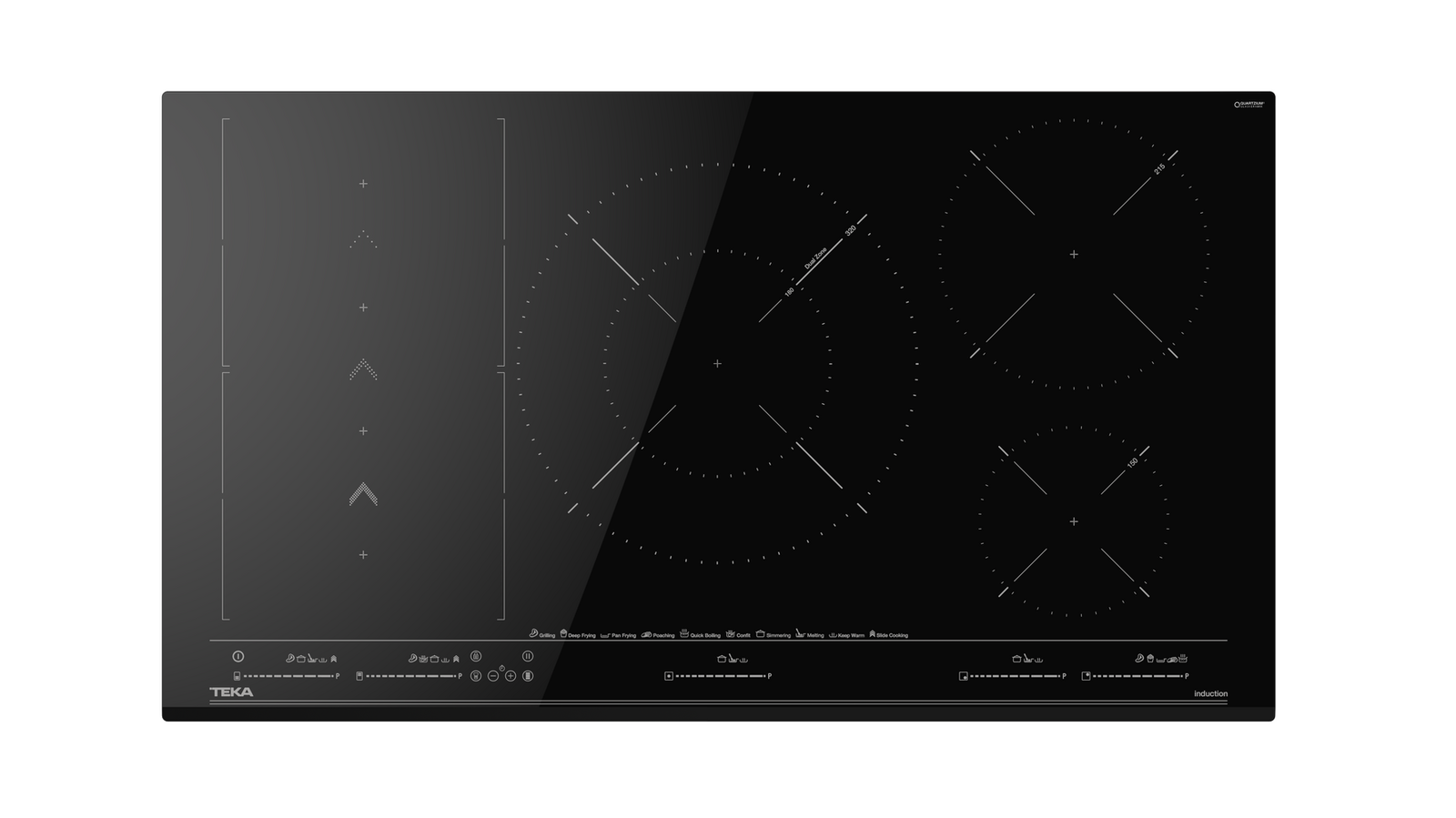 ENCIMERA INDUCCIÓN IZS 97630 MST BK TEKA