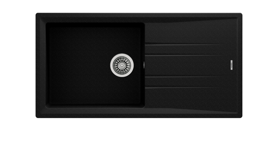 LAVADERO TEGRANIT+ STONE 60 L-TG METALLIC BLACK TEKA