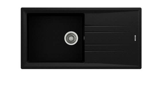 LAVADERO TEGRANIT+ STONE 60 L-TG METALLIC BLACK TEKA