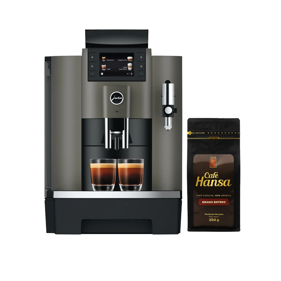 Maquina De Café W8 Jura Color Acero Oscuro