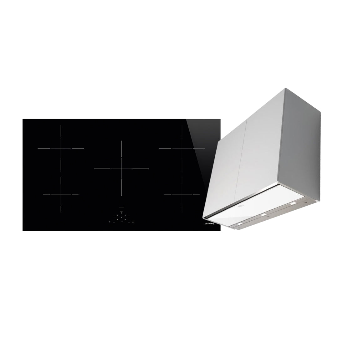 Combo, Encimera De Inducción Smeg Y Campana Move De Pared Falmec