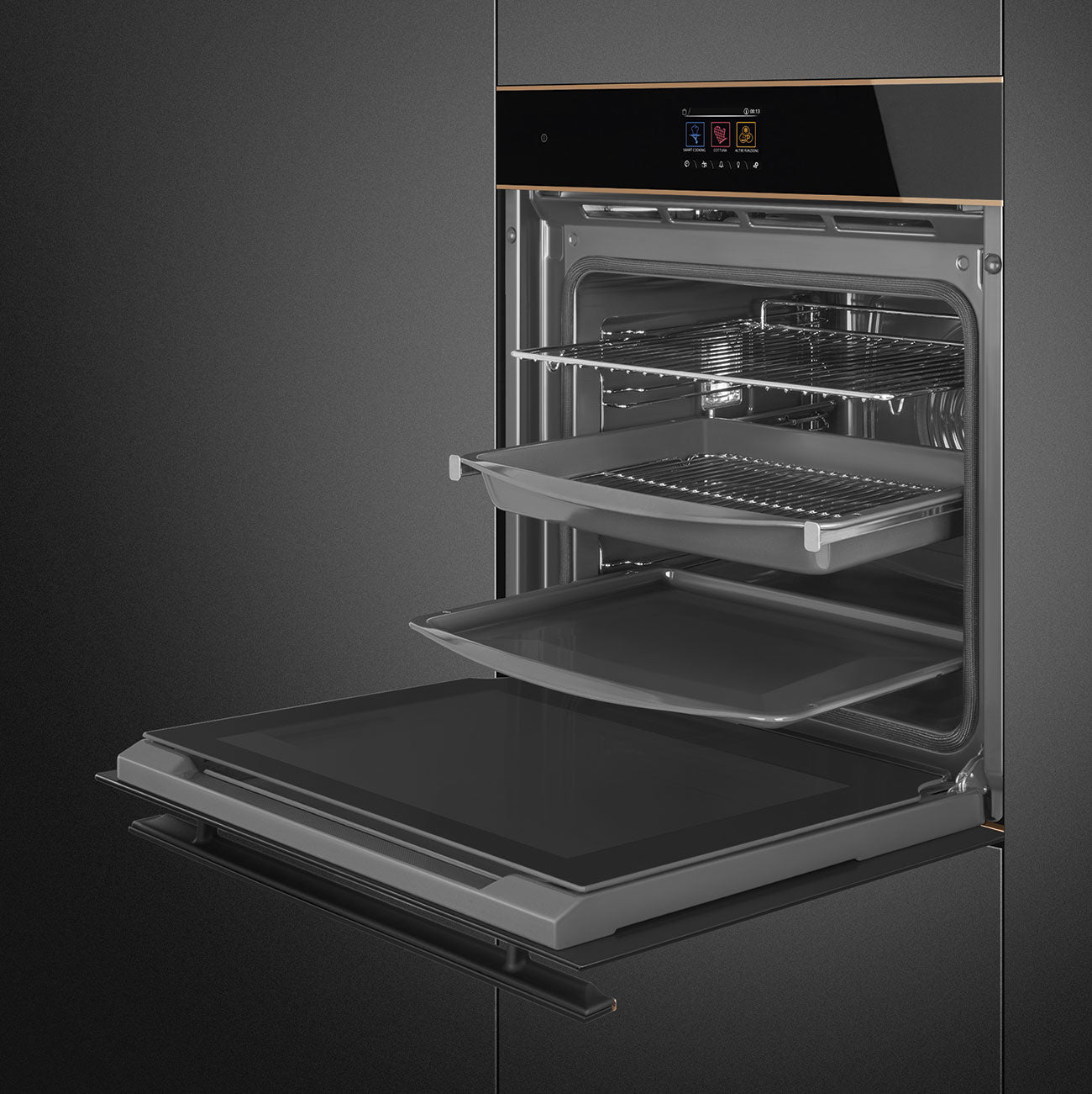 Horno de vapor Dolce Stil Novo Combi Smeg 60cm