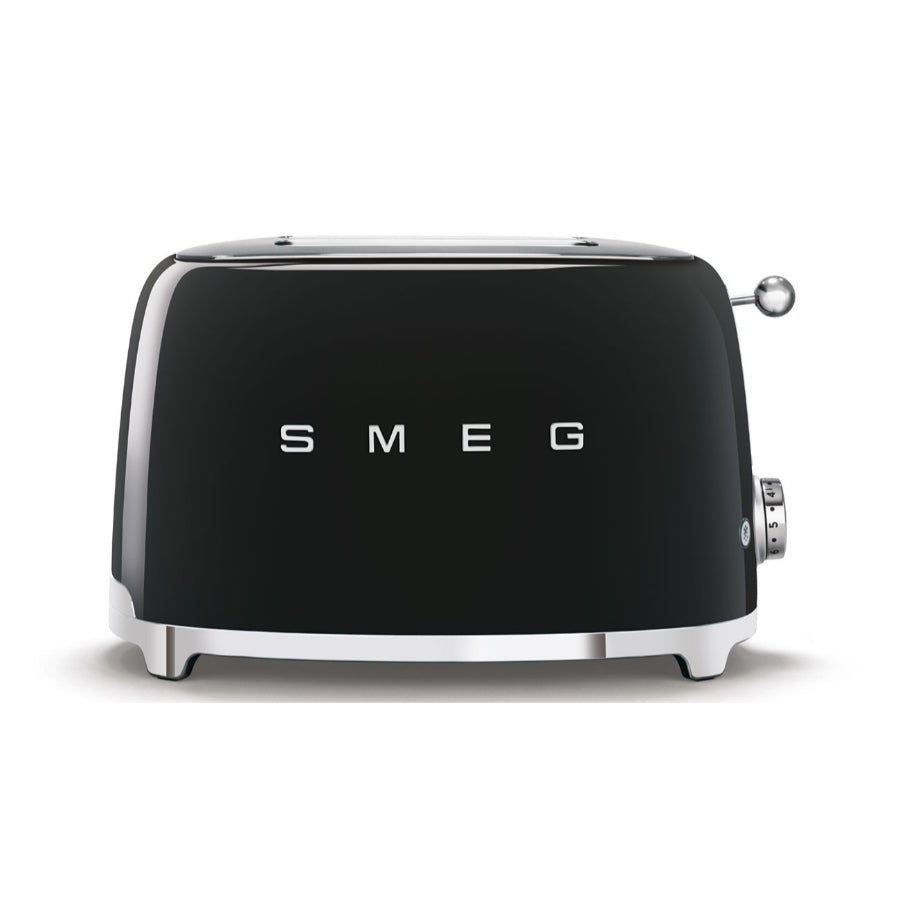 Tostadora 2 Rebanadas Smeg Retro Color Negro