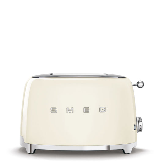 Tostadora 2 rebanadas retro color crema Smeg