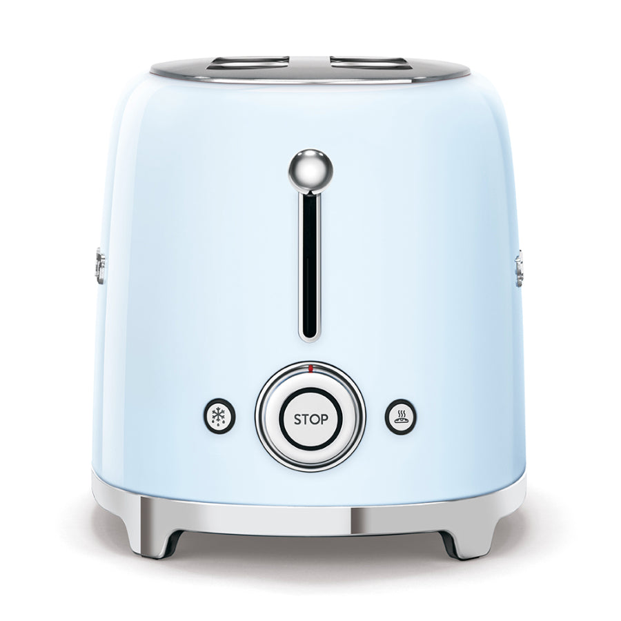 Tostadora 2 rebanadas retro color Azul Smeg