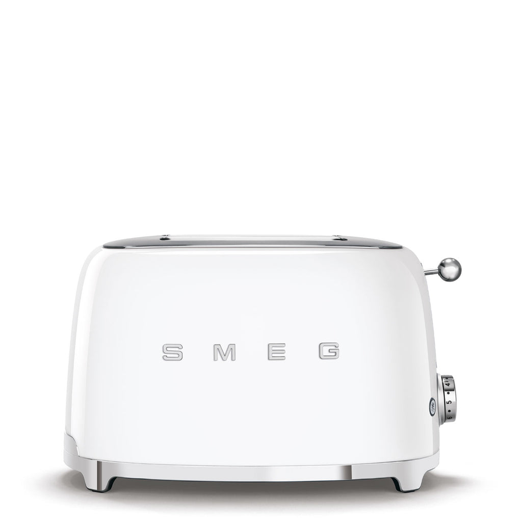 Tostadora 2 rebanadas retro color blanco Smeg