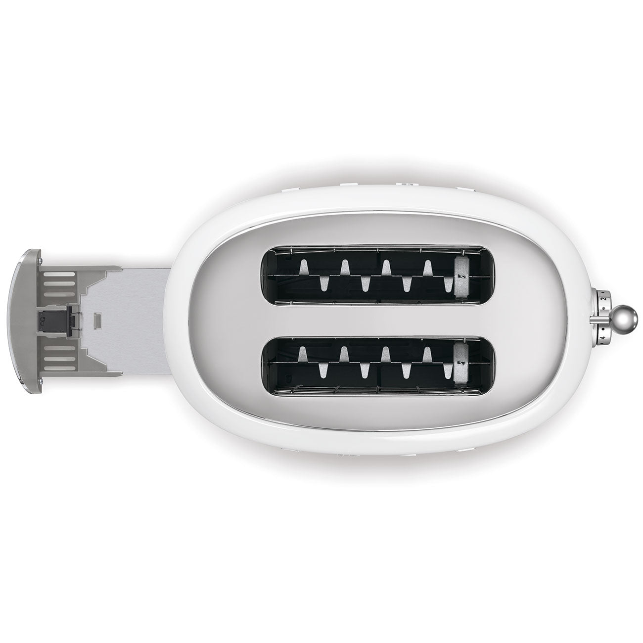 Tostadora 2 Rebanadas Retro Smeg Color Blanco