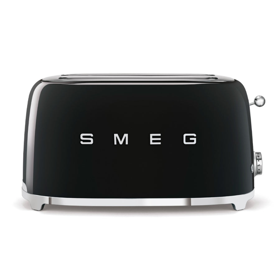 Tostadora 4 Rebanadas Retro Smeg Color Negro