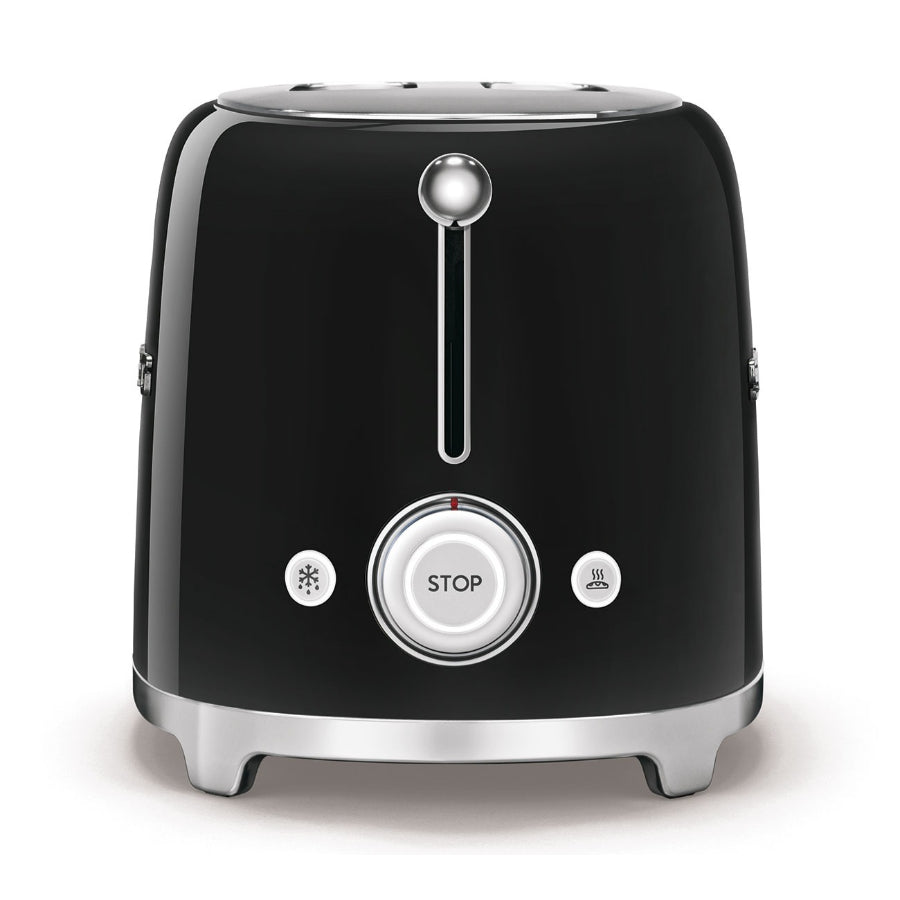 Tostadora 4 Rebanadas Retro Smeg Color Negro