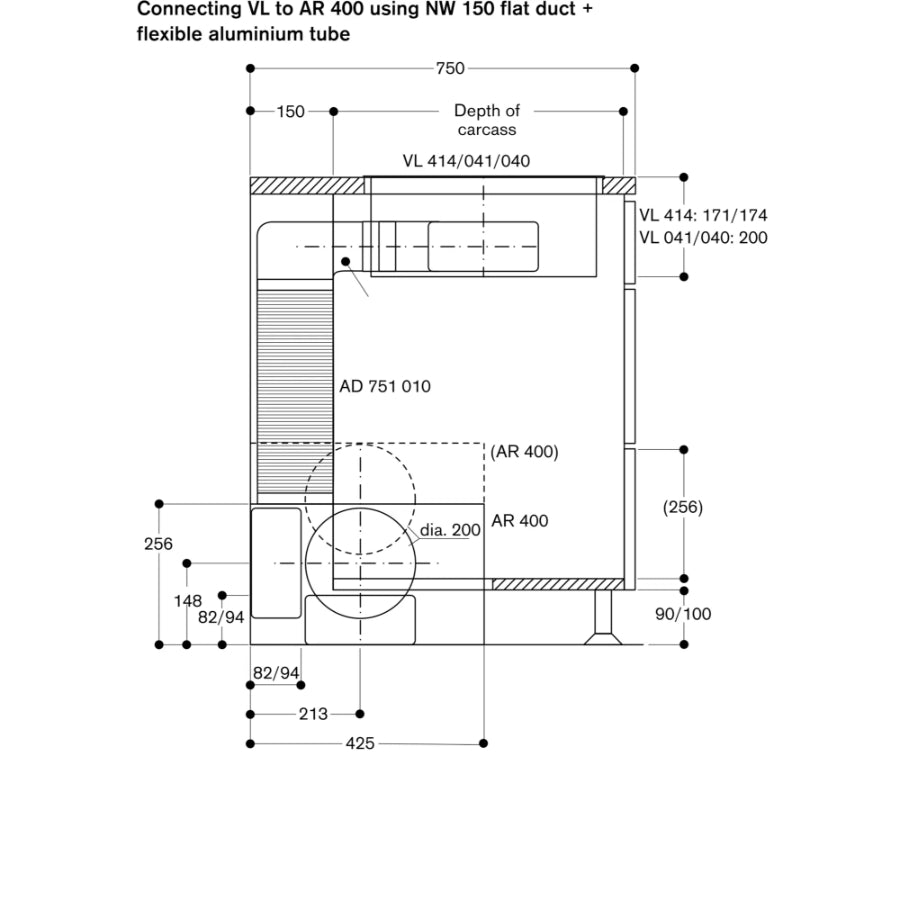 Campana DownDraft Vario Gaggenau