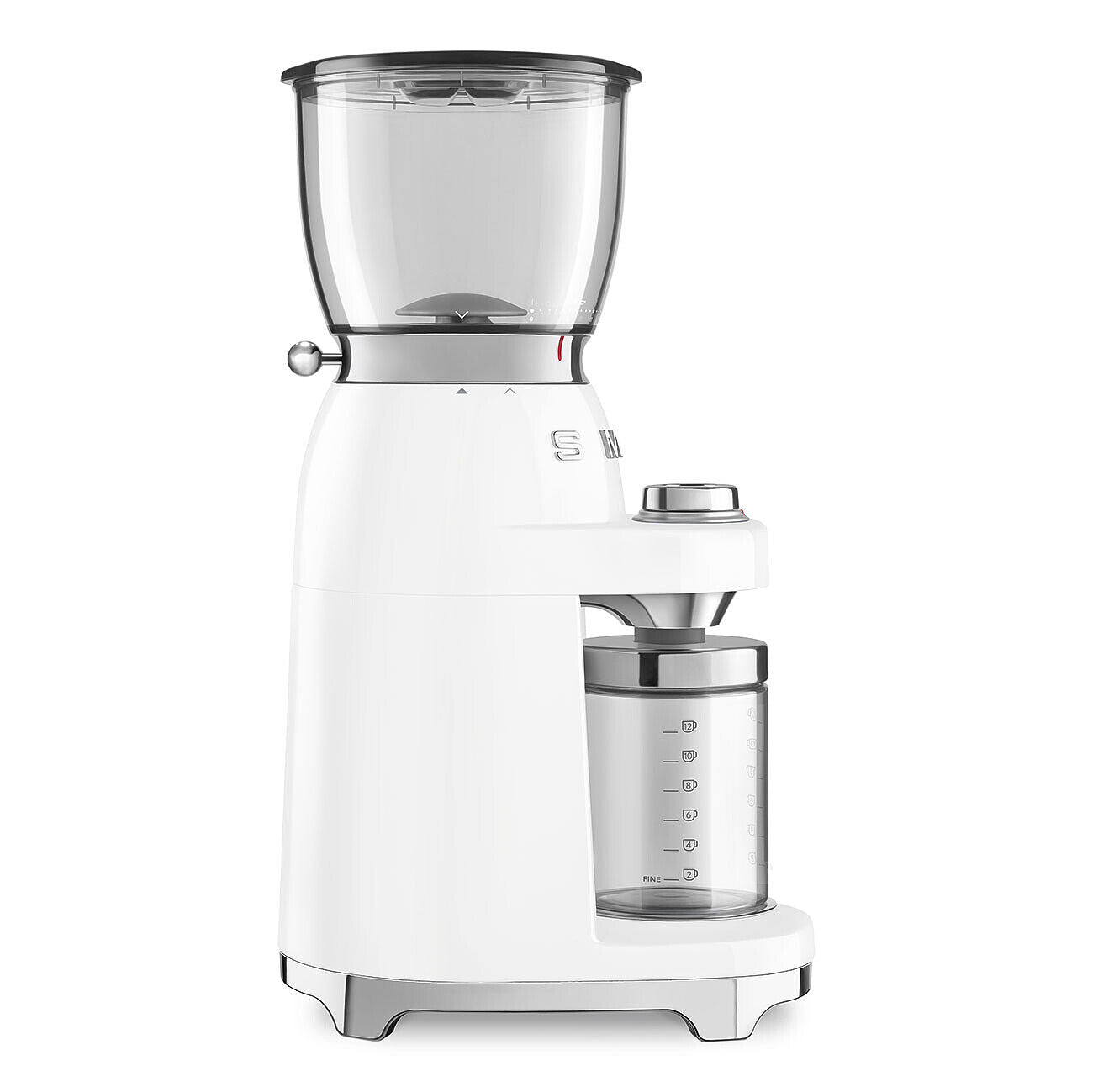 Molinillo de café color blanco Smeg