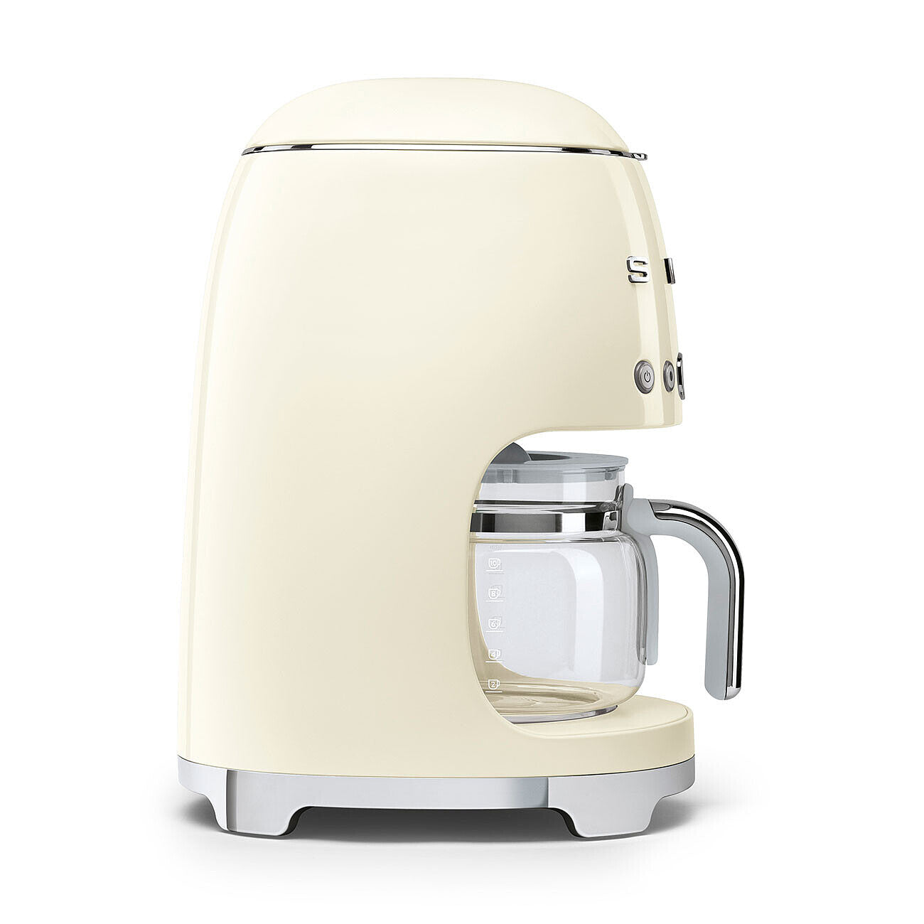 Cafetera de goteo color crema Smeg