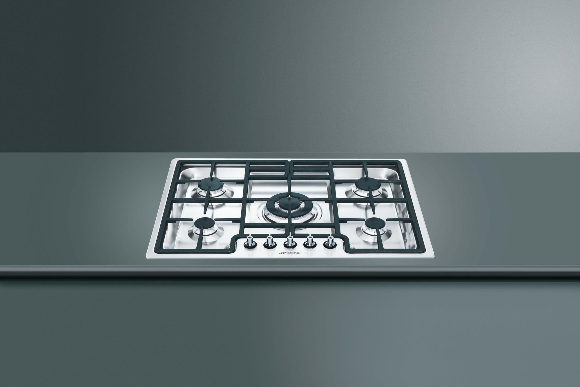 Encimera Cooktop A Gas Smeg 5 hornillas de 75cm
