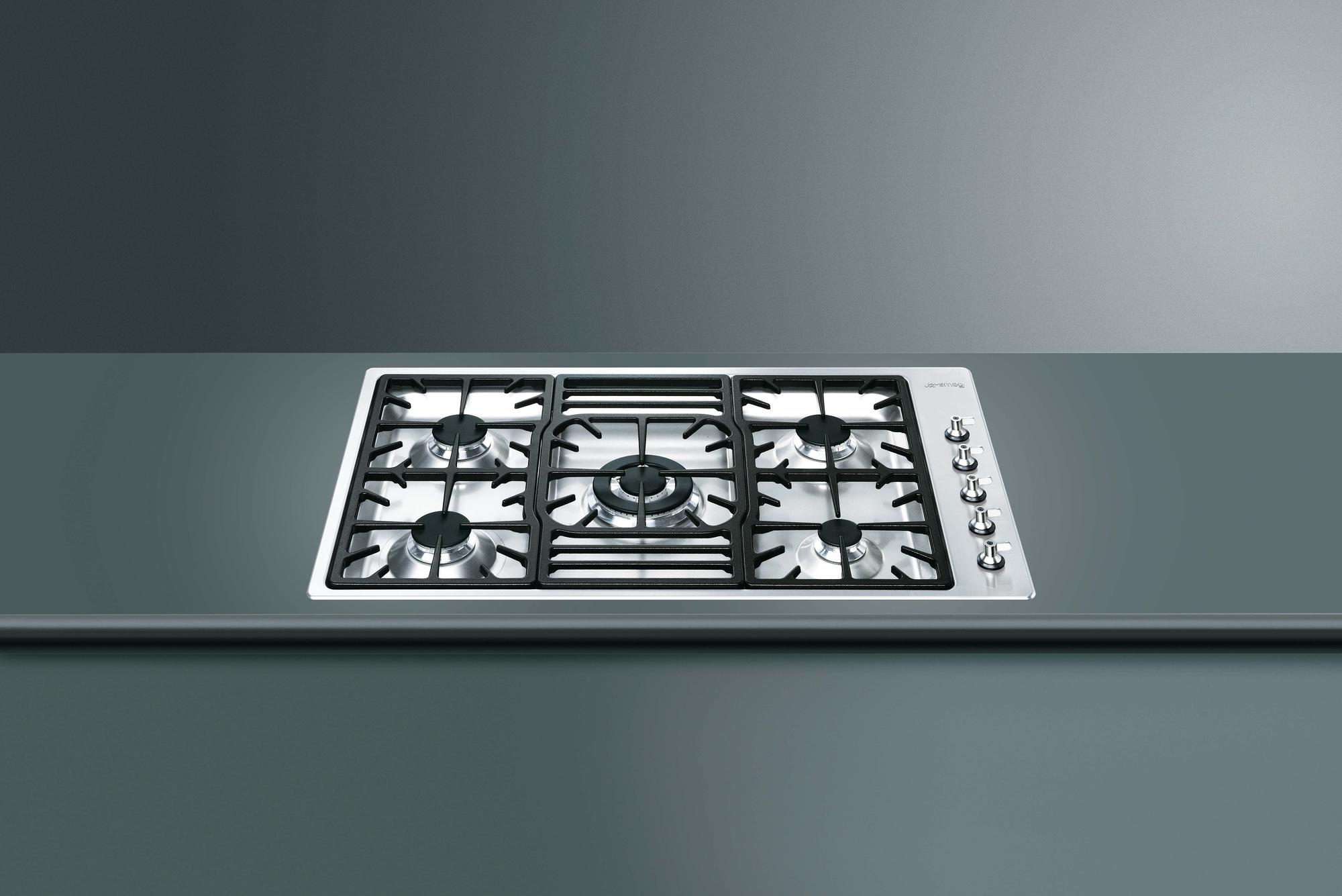 Cooktop A Gas 90 Cm Acero Inoxidable 5 Hornillas Smeg La Cuisine cooktop-a-gas-90-cm-acero-inoxidable-5-hornillas-smeg-la-cuisine