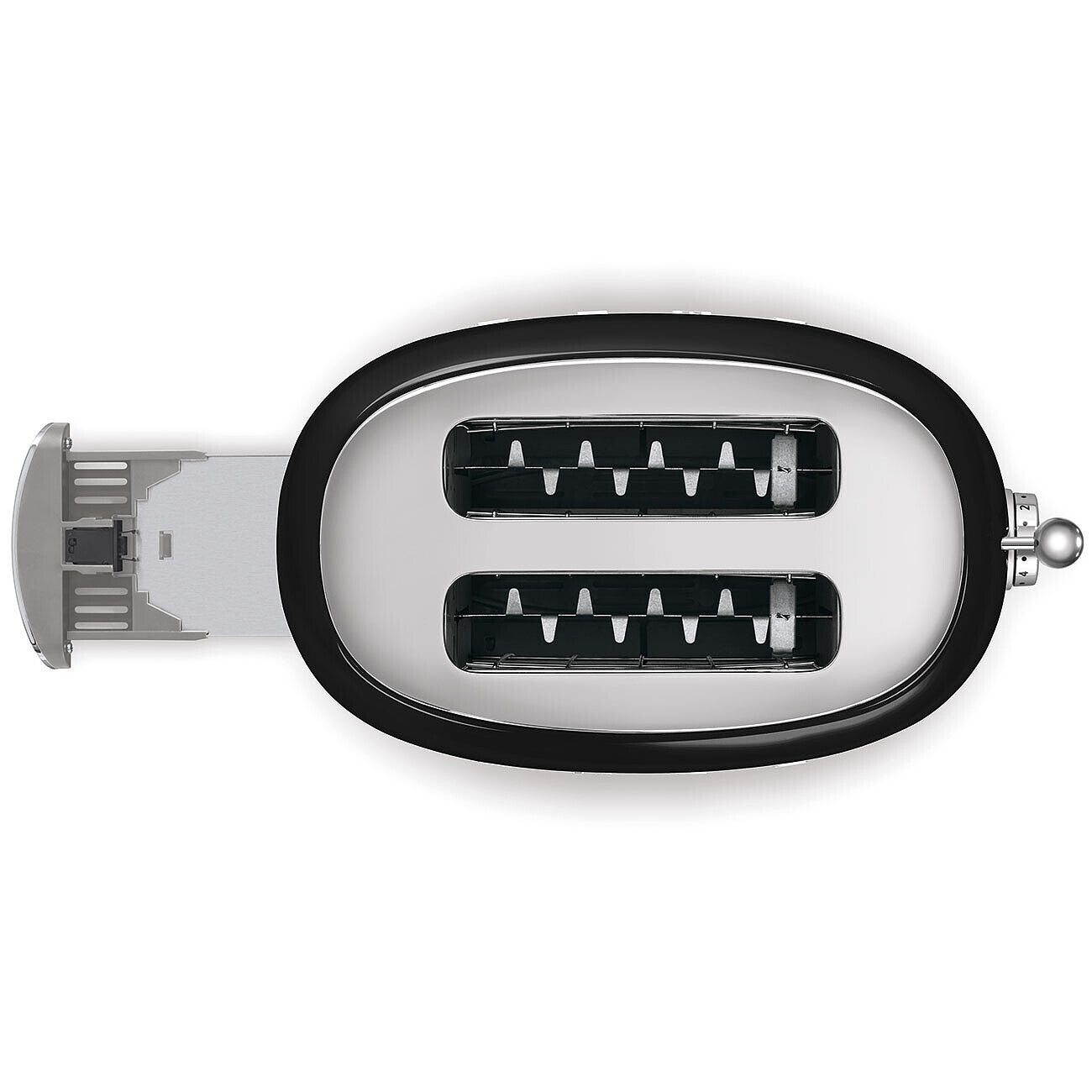 Tostadora 2 Rebanadas Smeg Retro Color Negro