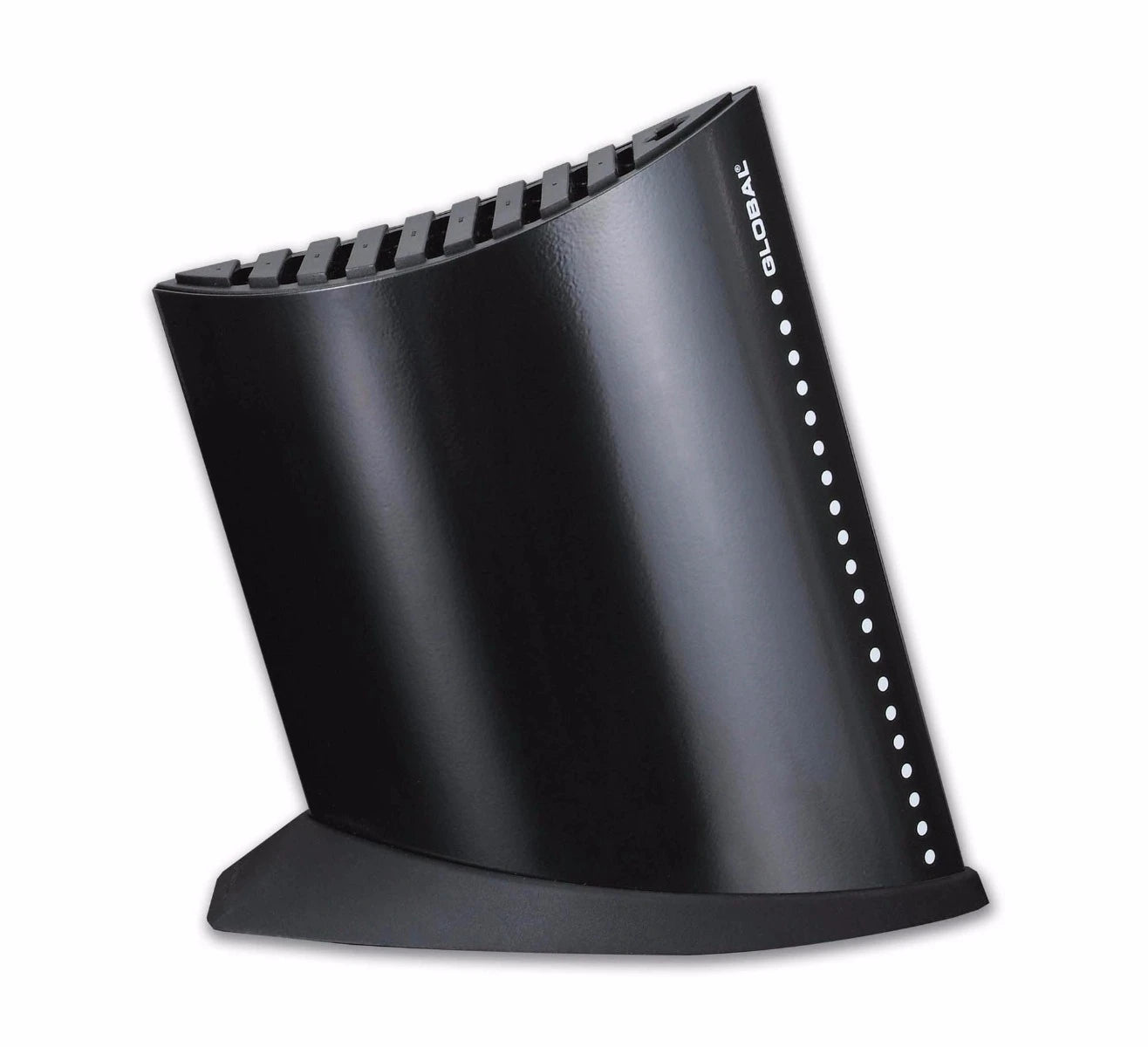 Bloque Para Cuchillos Con Forma De Barco 10 Ranuras Global Color Negro