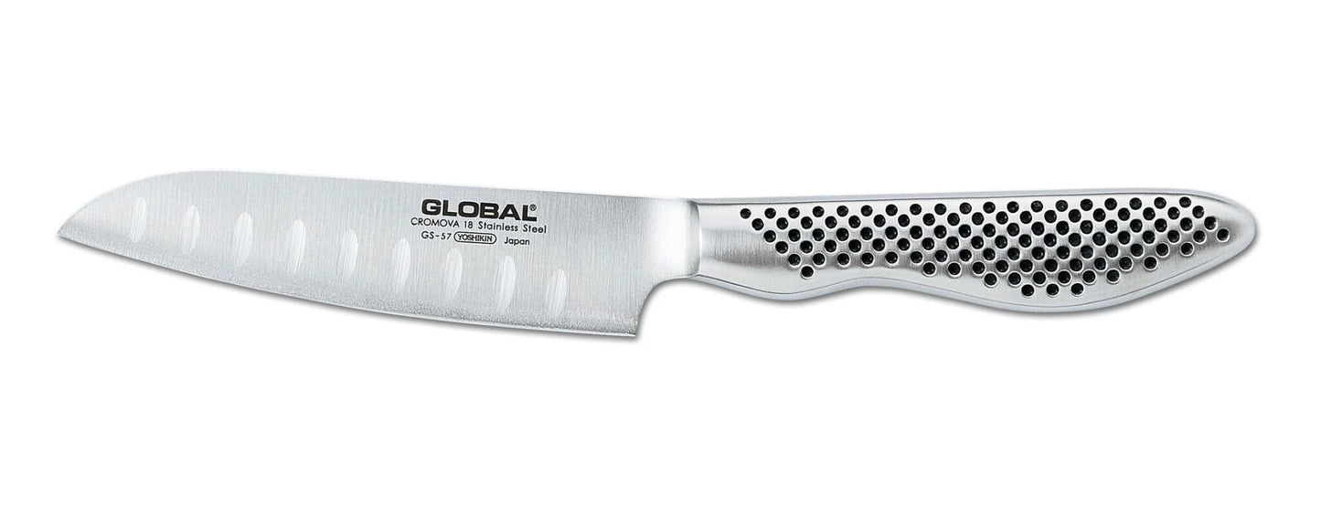 Cuchillo Santoku alveolado 11 cm Global