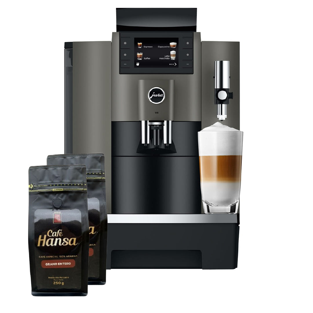 Maquina De Café W8 Jura Color Acero Oscuro